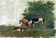 Benedito Calixto, Dogs and a capybara